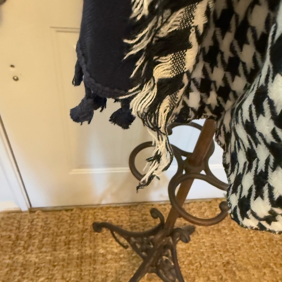 Patchwork Mixed Pattern Leopard Print & Houndstooth Large Scarf OS - Picture 15 of 16